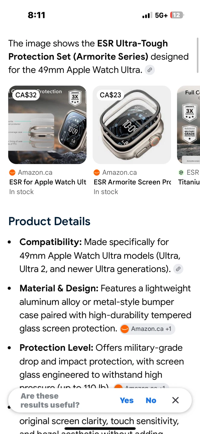 ESR Armorite Protection Set for Apple Watch Ultra 49mm - photo 5