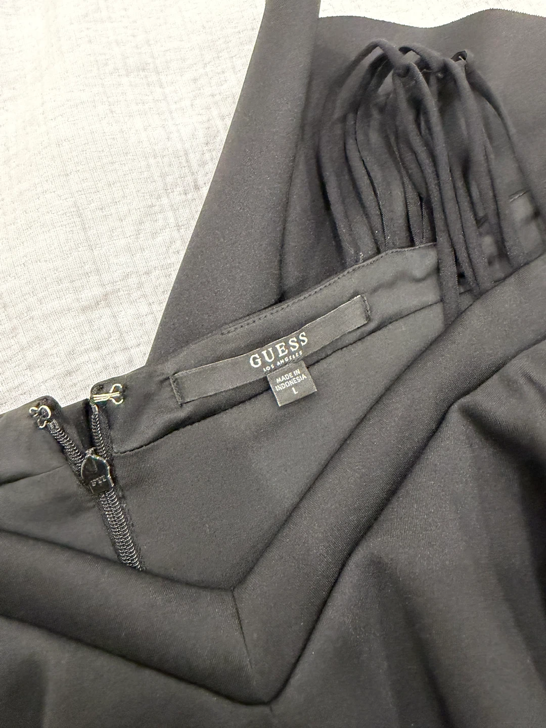 Guess Black Off-Shoulder Ruffle Dress - photo 2