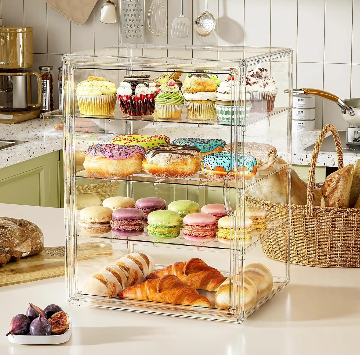 MSHOMELY 4 Tier Acrylic Dessert Display Case - XXL - photo 2