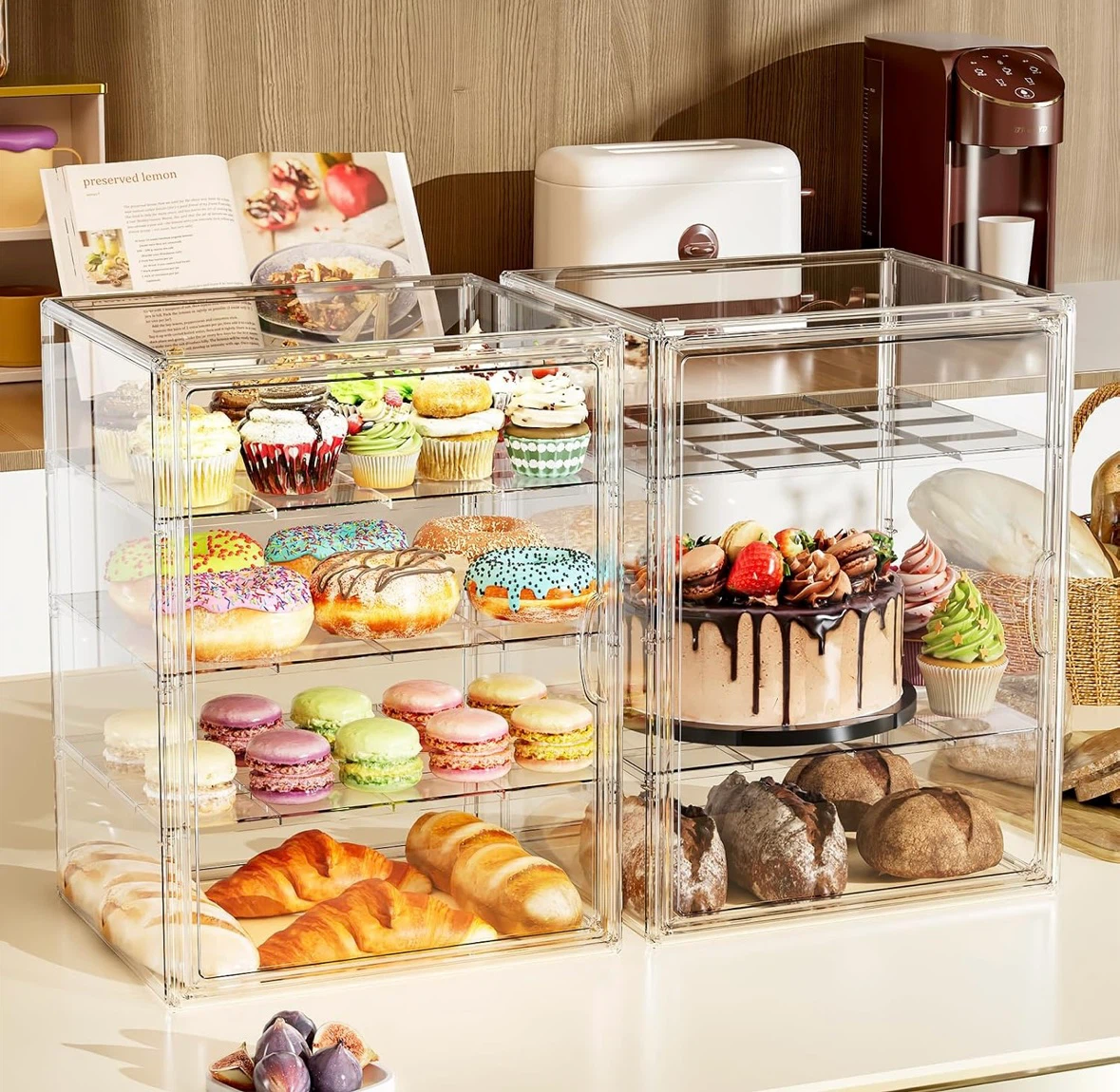 MSHOMELY 4 Tier Acrylic Dessert Display Case - XXL - photo 5