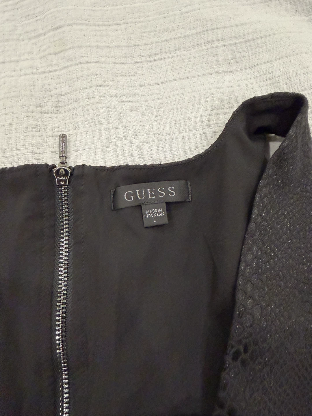 GUESS Black Textured Romper - photo 2