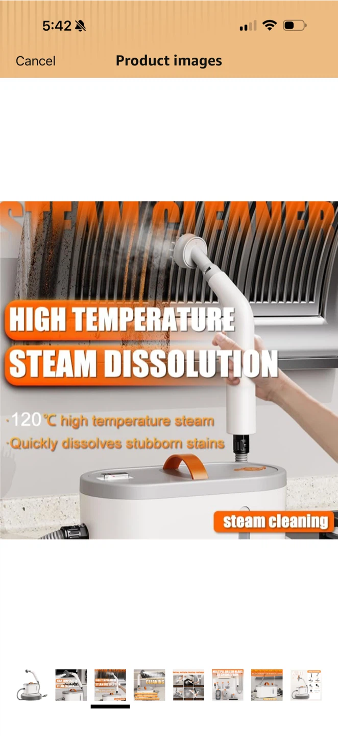 High Temperature Handheld Steam Cleaner - photo 2