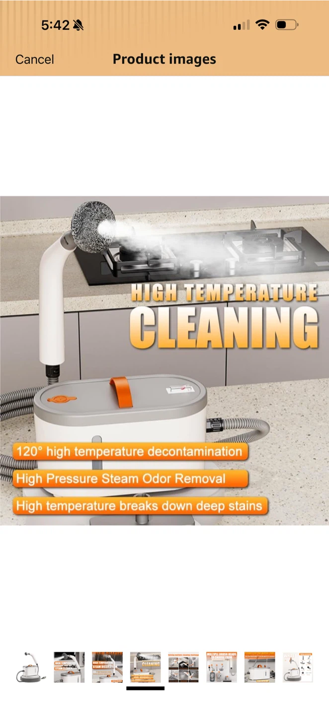 High Temperature Handheld Steam Cleaner - photo 3