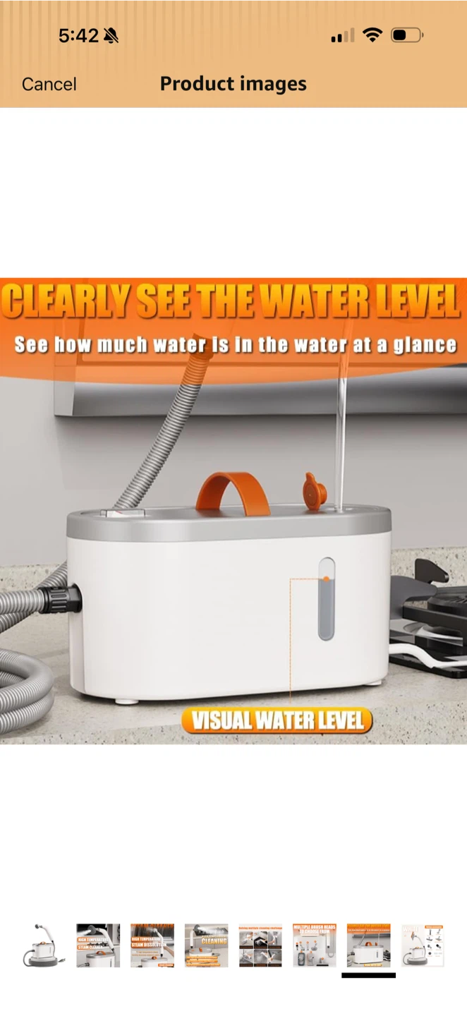 High Temperature Handheld Steam Cleaner - photo 5