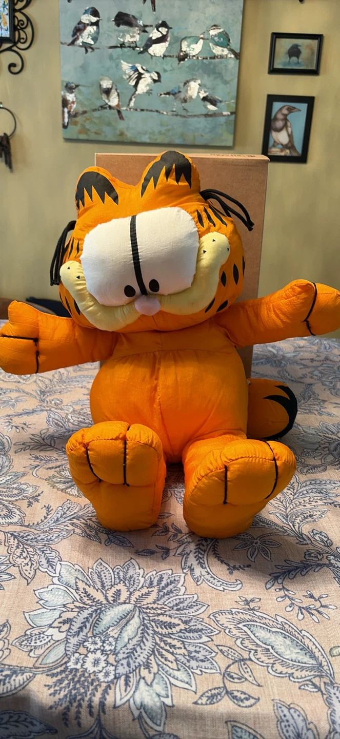 Vintage Garfield Nylon Parachute-style 1978-1981 Toy