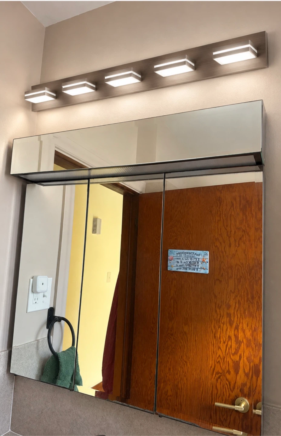 Sinerise 5-Light Bathroom Vanity Fixture