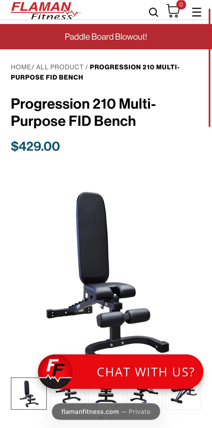 Progression X-Plode Adjustable Weight Bench - photo 4