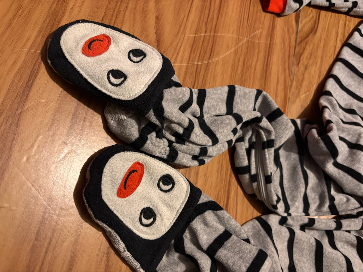 Carter's Size 6 Striped Penguin Footed Pajamas - photo 5