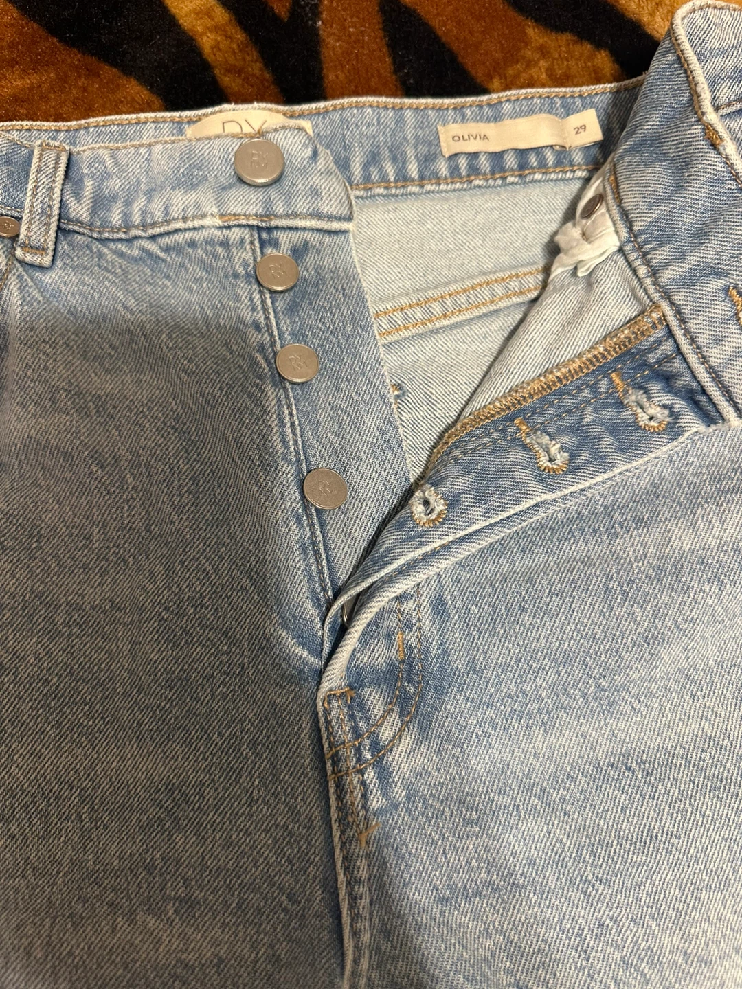 DYNM Olivia Light Wash Jeans - photo 3