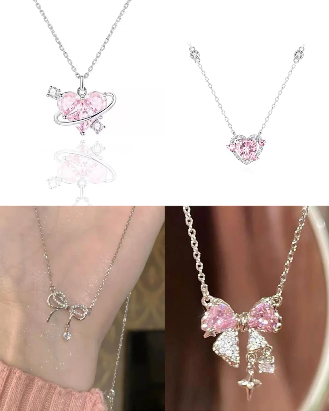 New Silver Necklaces $5@1 $12@ALL