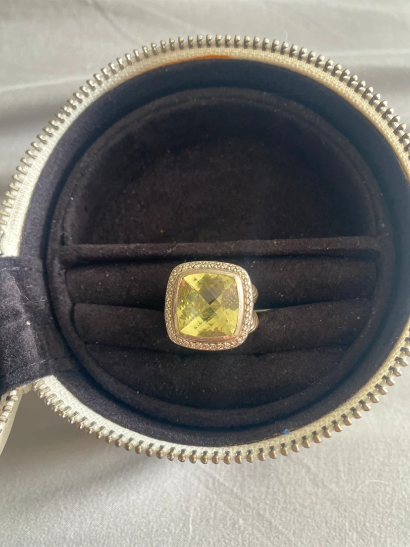 David Yurman Albion Ring with Lemon Citrine