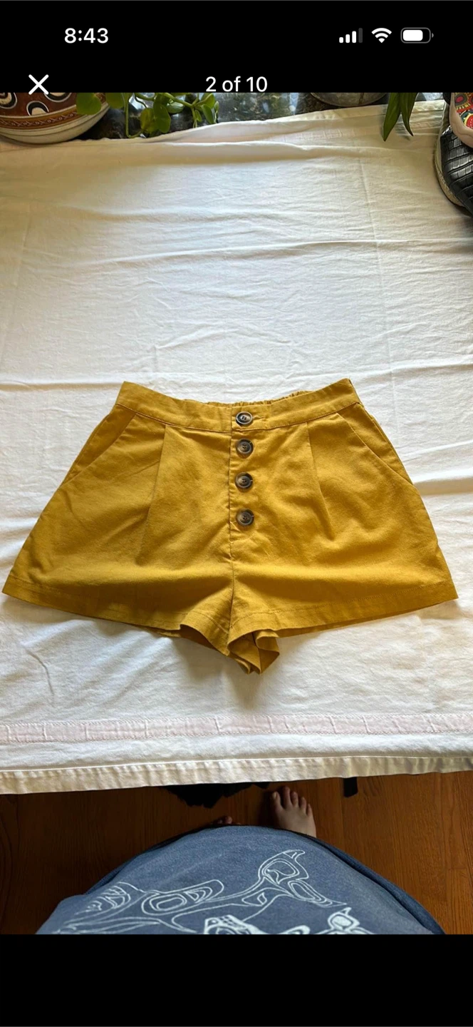 Forever 21 Linen Mix Shorts