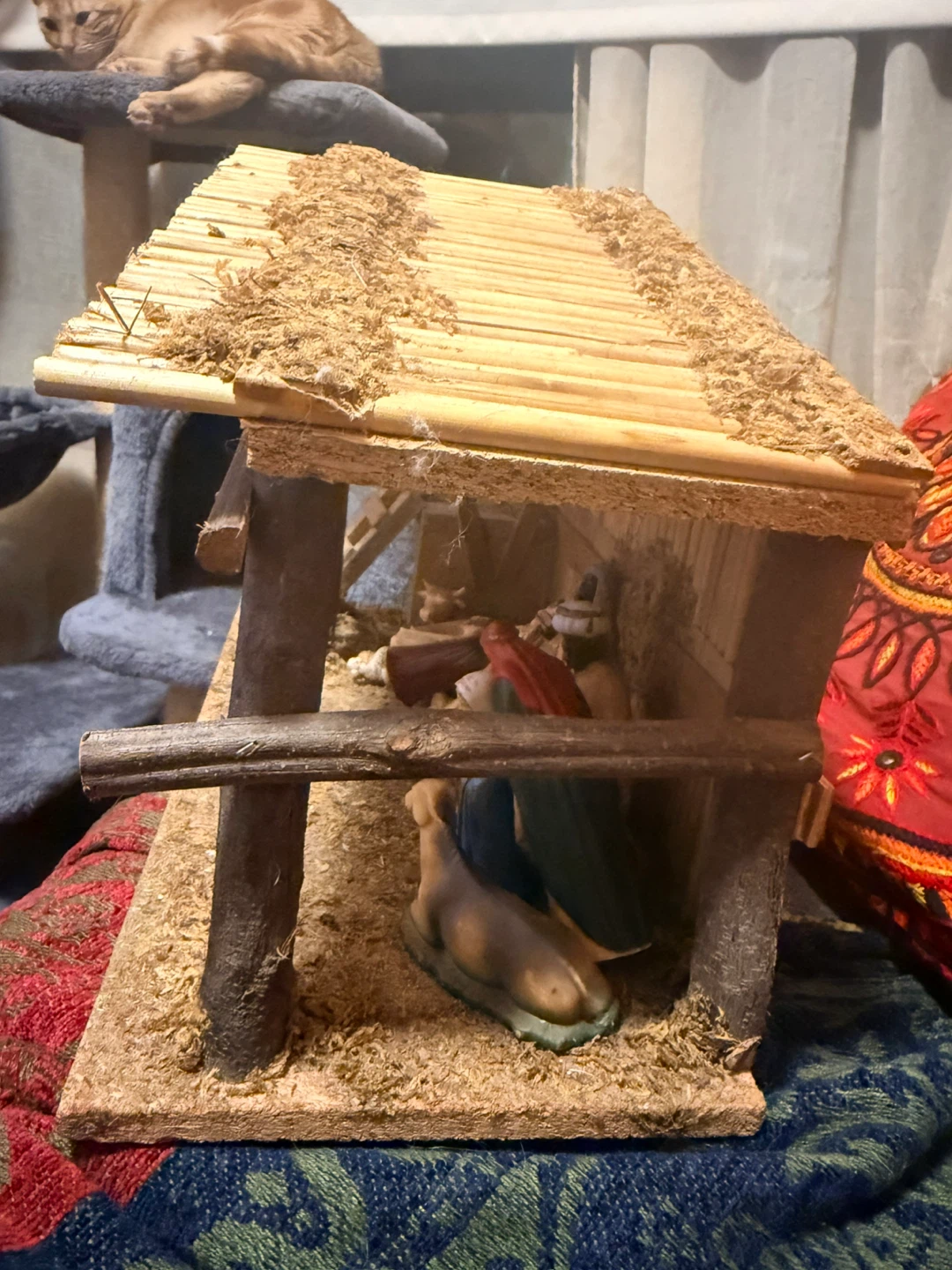 Rustic Wood Nativity Scene Set - photo 5