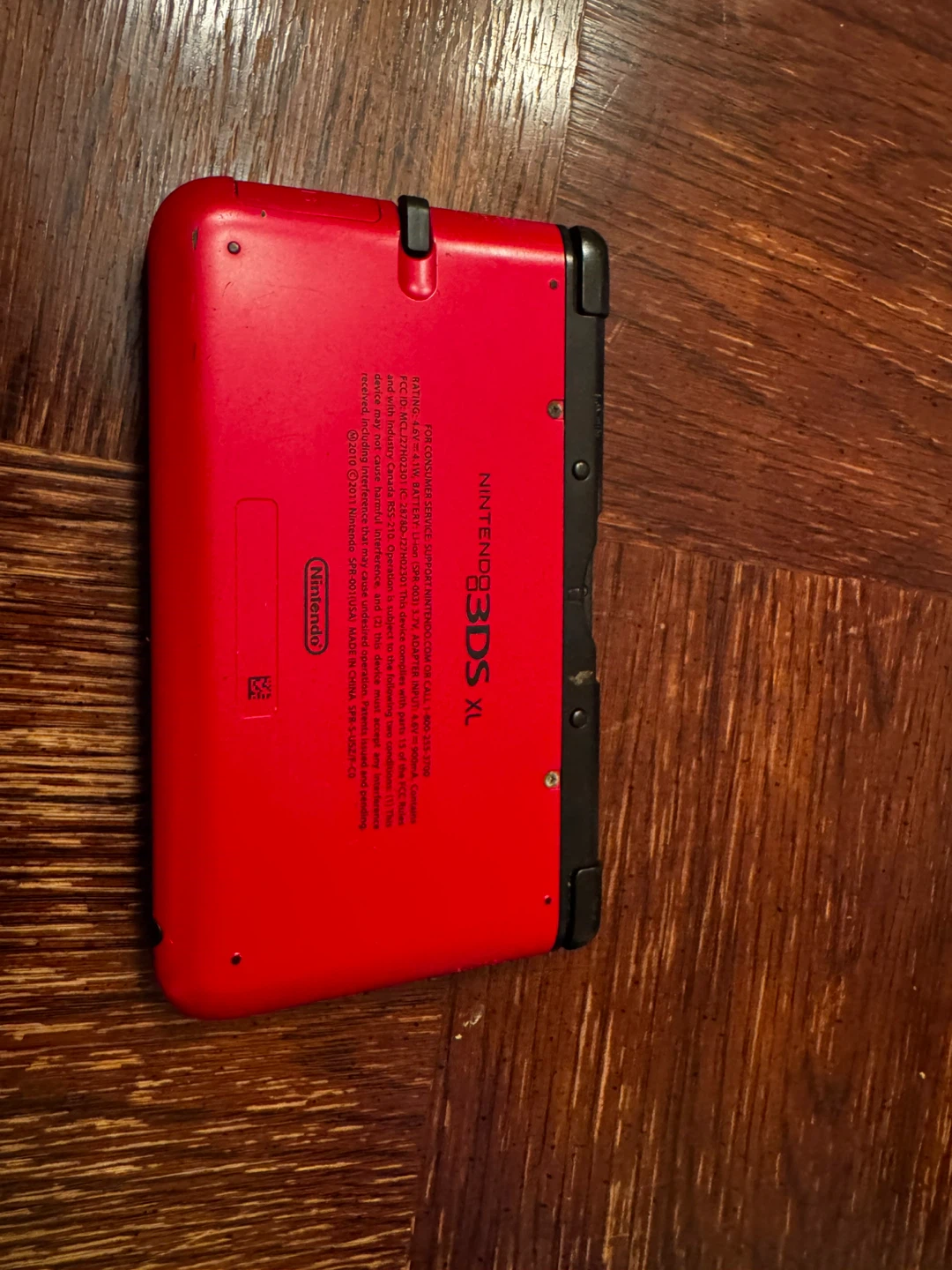 Nintendo 3DS XL Red modded - photo 4