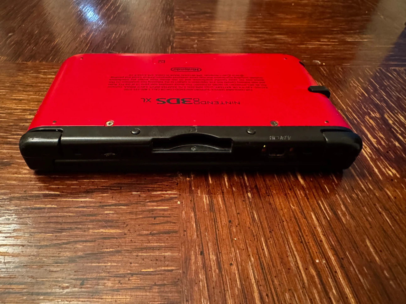 Nintendo 3DS XL Red modded - photo 5