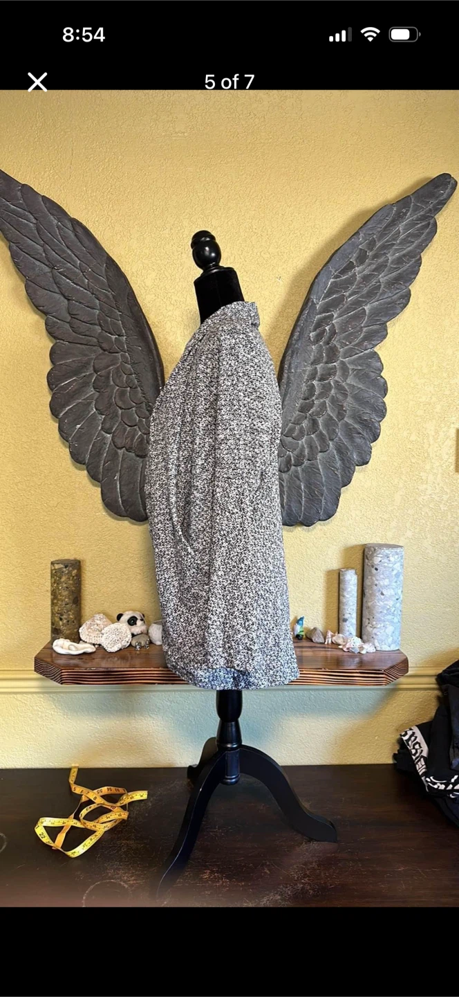 Green Envelope Open Front Cardigan Sweater With Pockets - photo 5