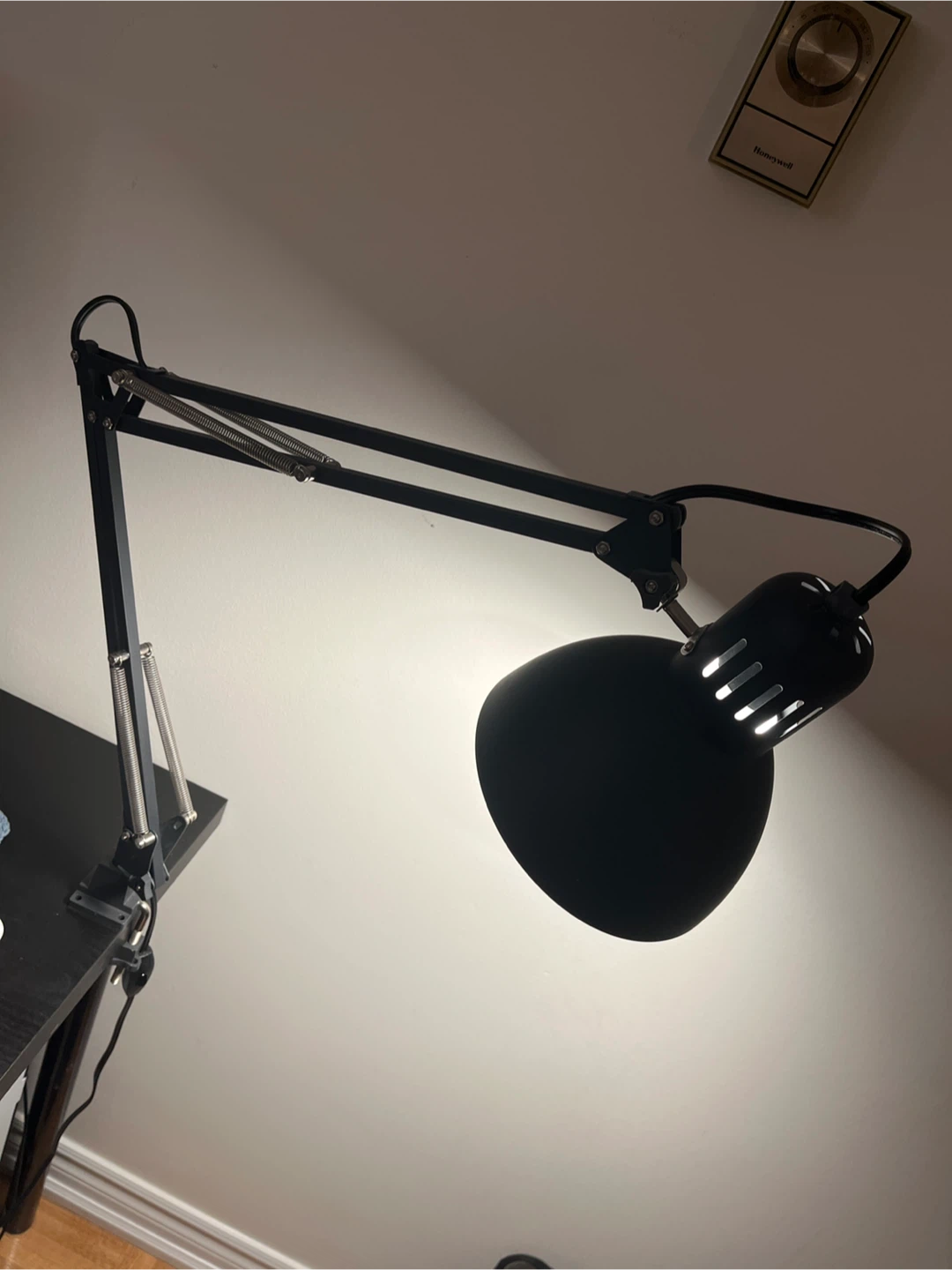 -9/28 “Two” IKEA Black Desks + desk lamp - photo 4