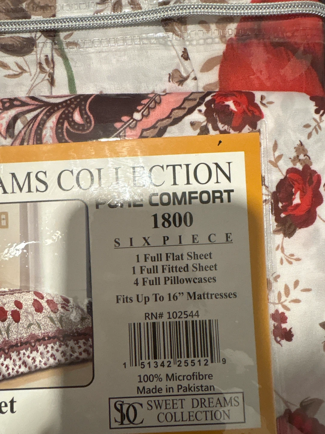 Sweet Dreams Collection 6-Piece Full Sheet Set - photo 3