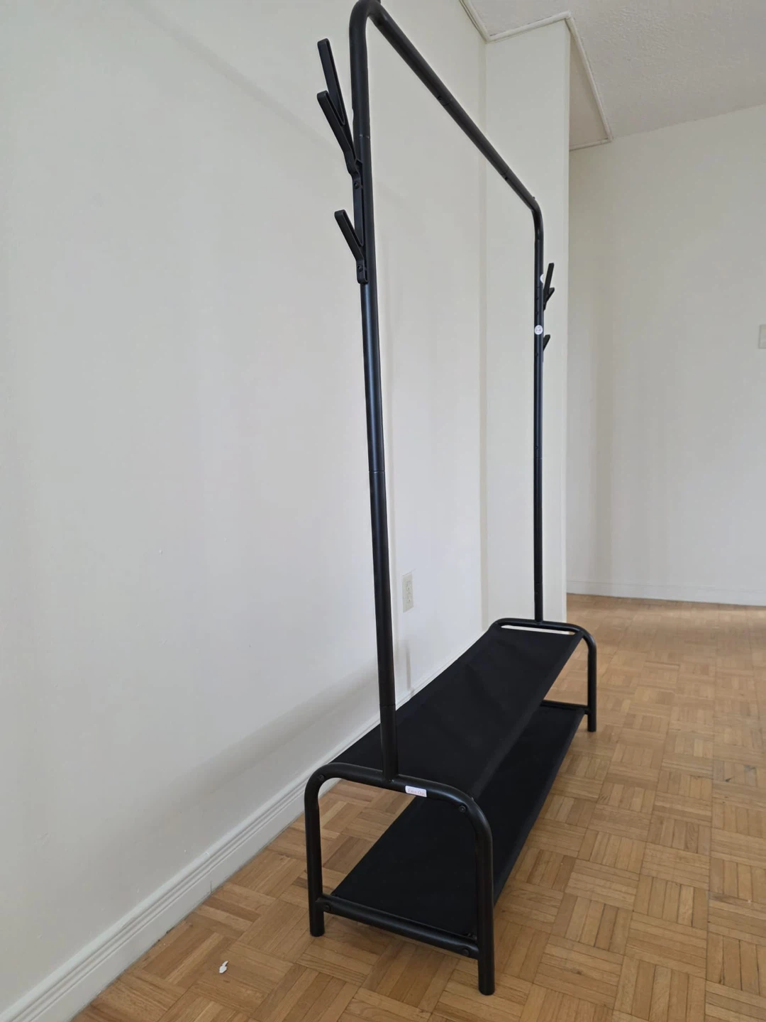 Simple Houseware Garment Rack with Shoe Shelves - photo 3