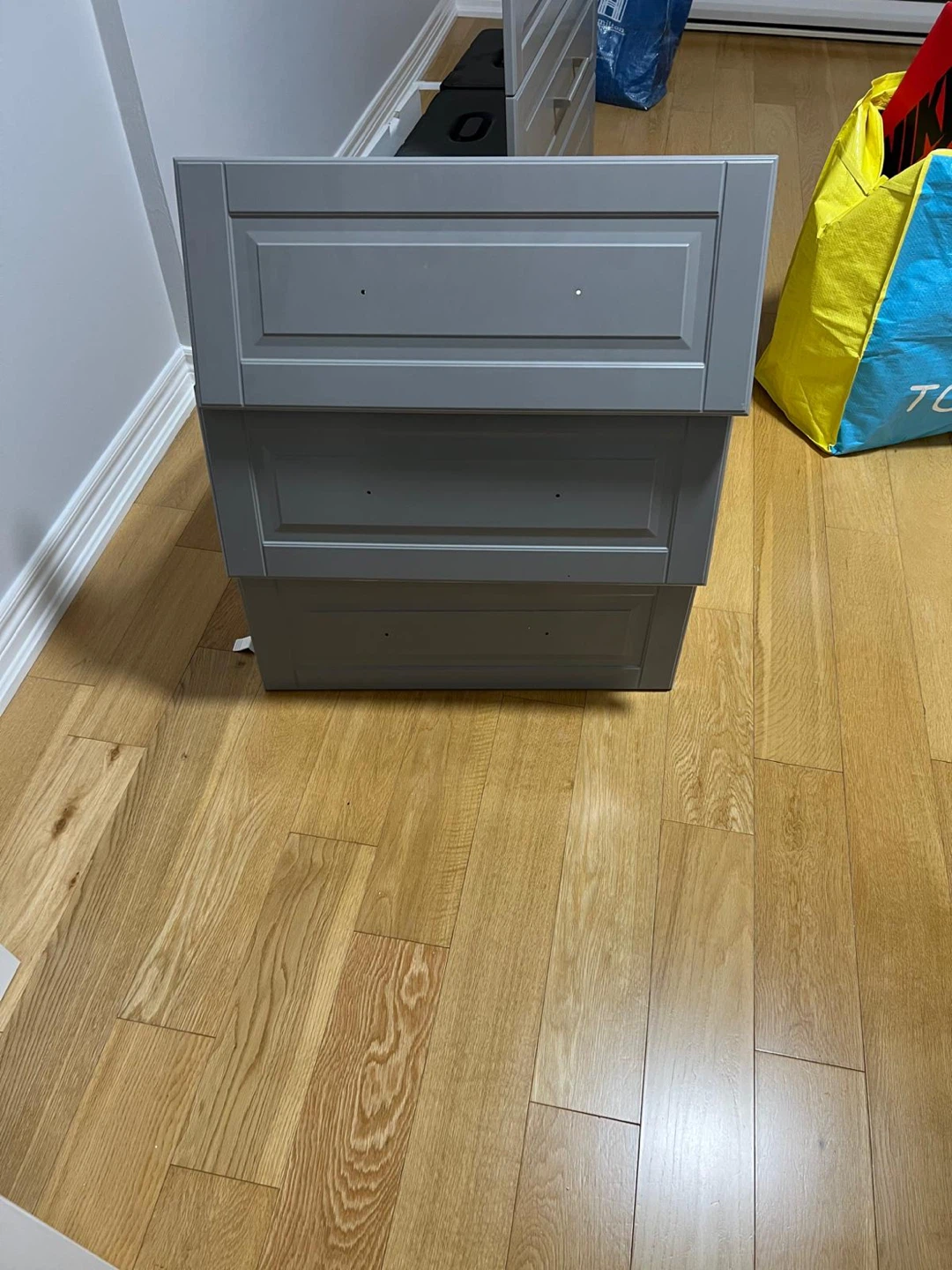 Brand new IKEA cabinet drawers, grey with all accessories - photo 2