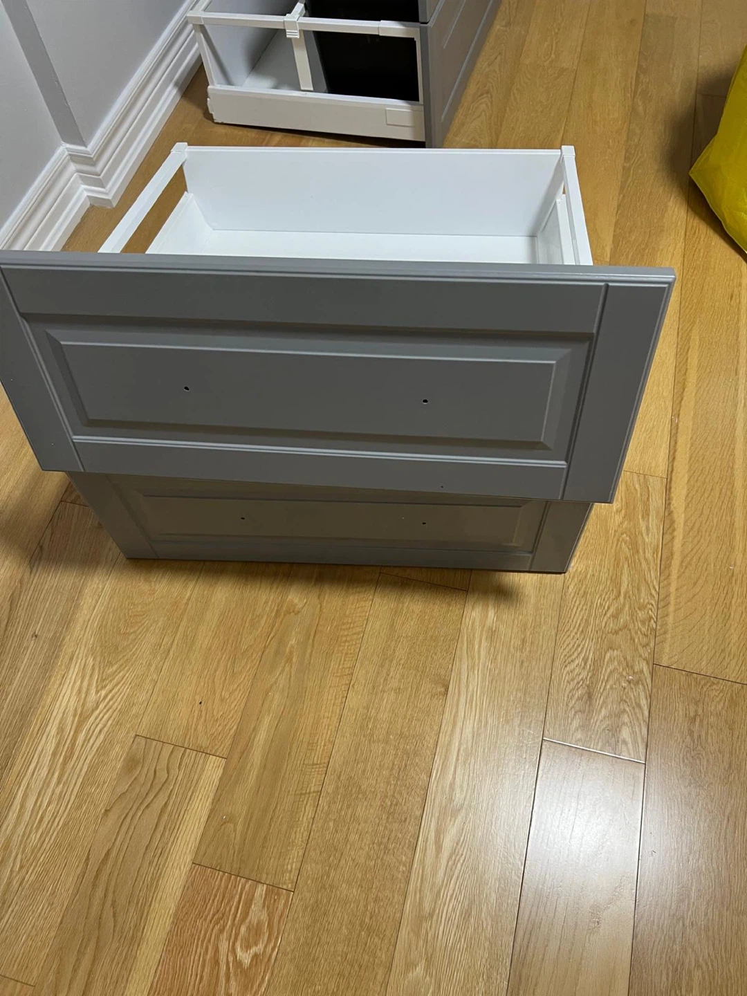 Brand new IKEA cabinet drawers, grey with all accessories - photo 5
