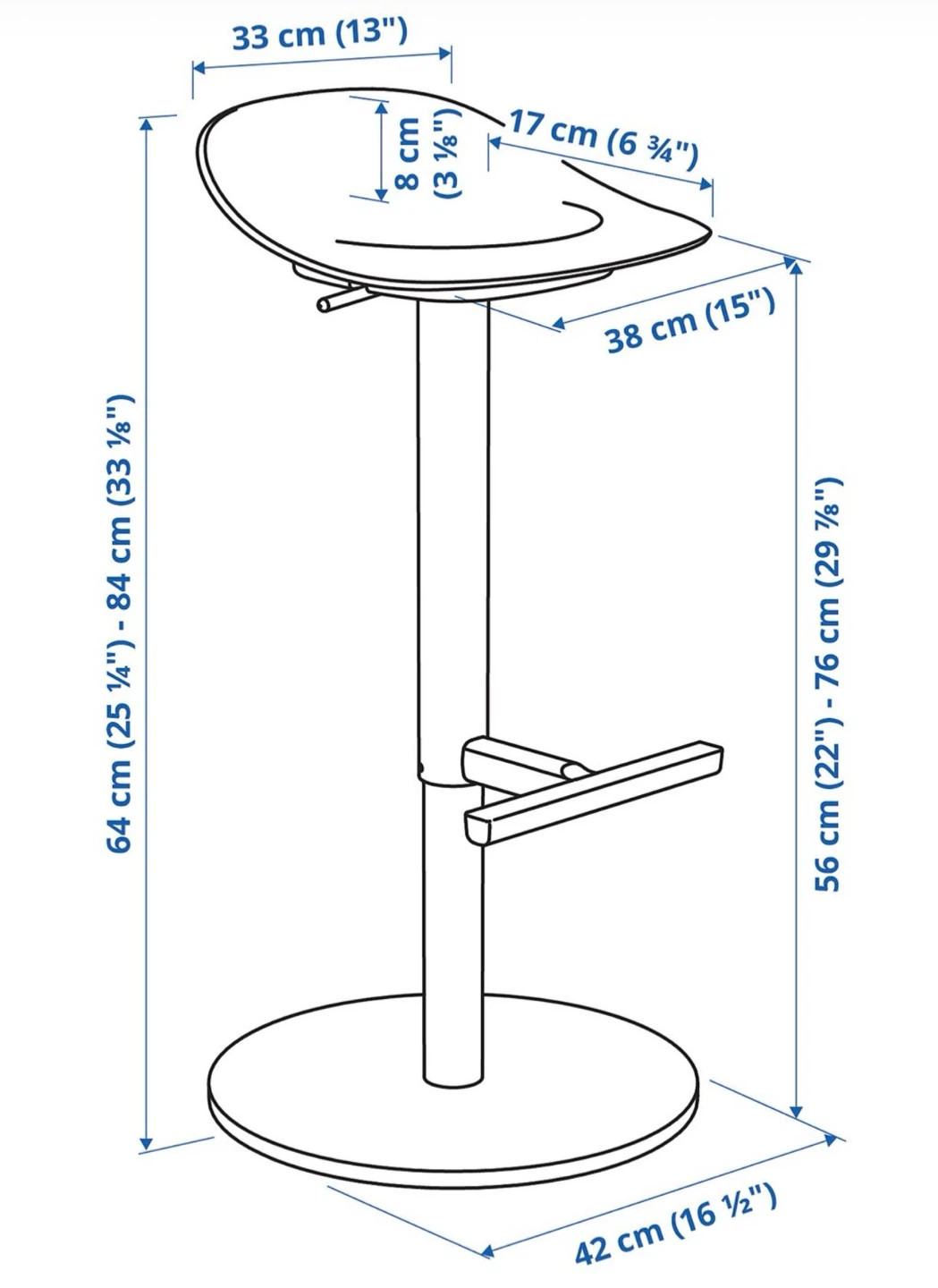 IKEA JANINGE Bar Stool - photo 2