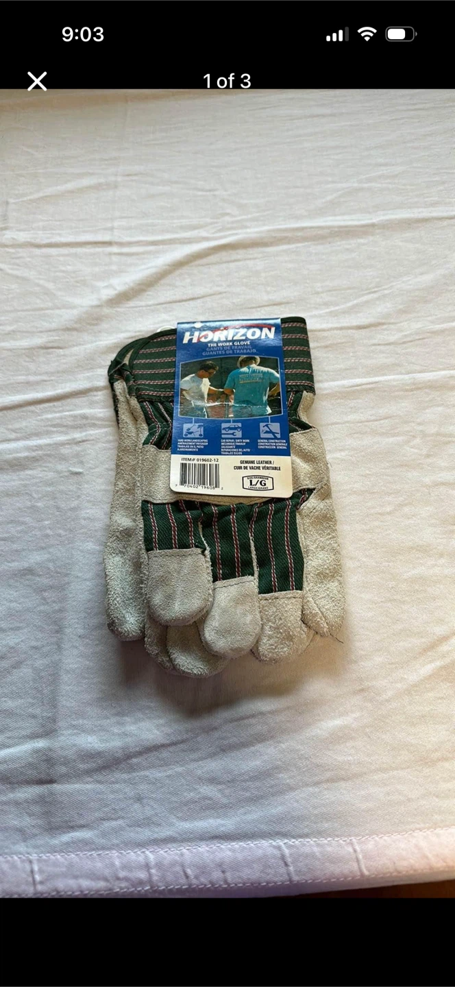Horizon Leather work gloves