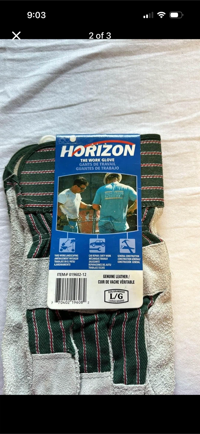 Horizon Leather work gloves - photo 2