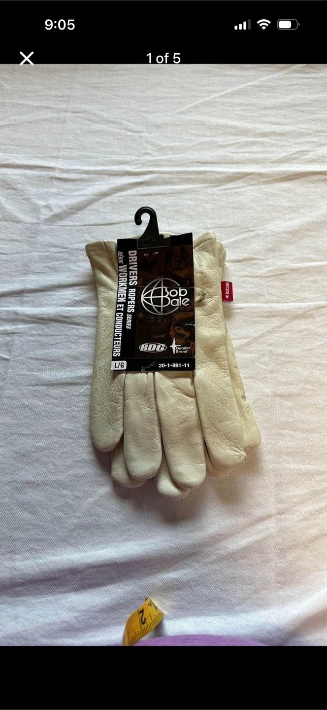 BDG Leather Ropers Gloves