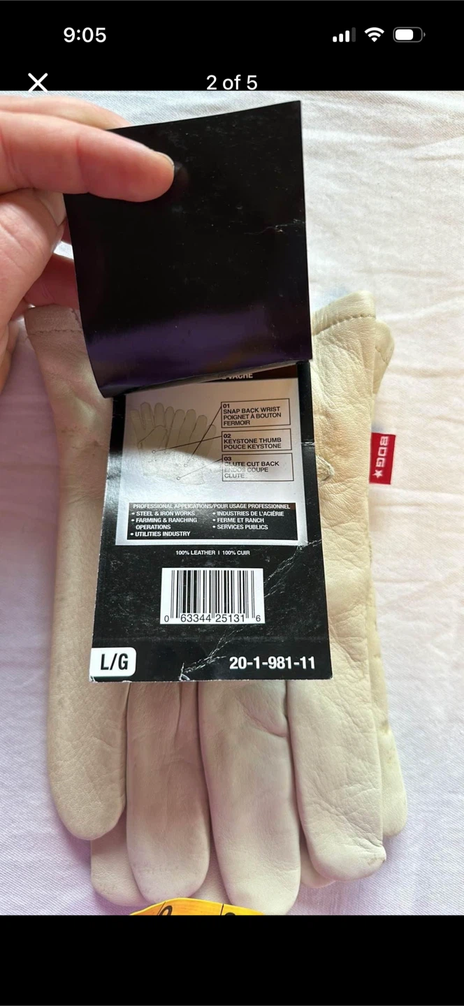 BDG Leather Ropers Gloves - photo 2