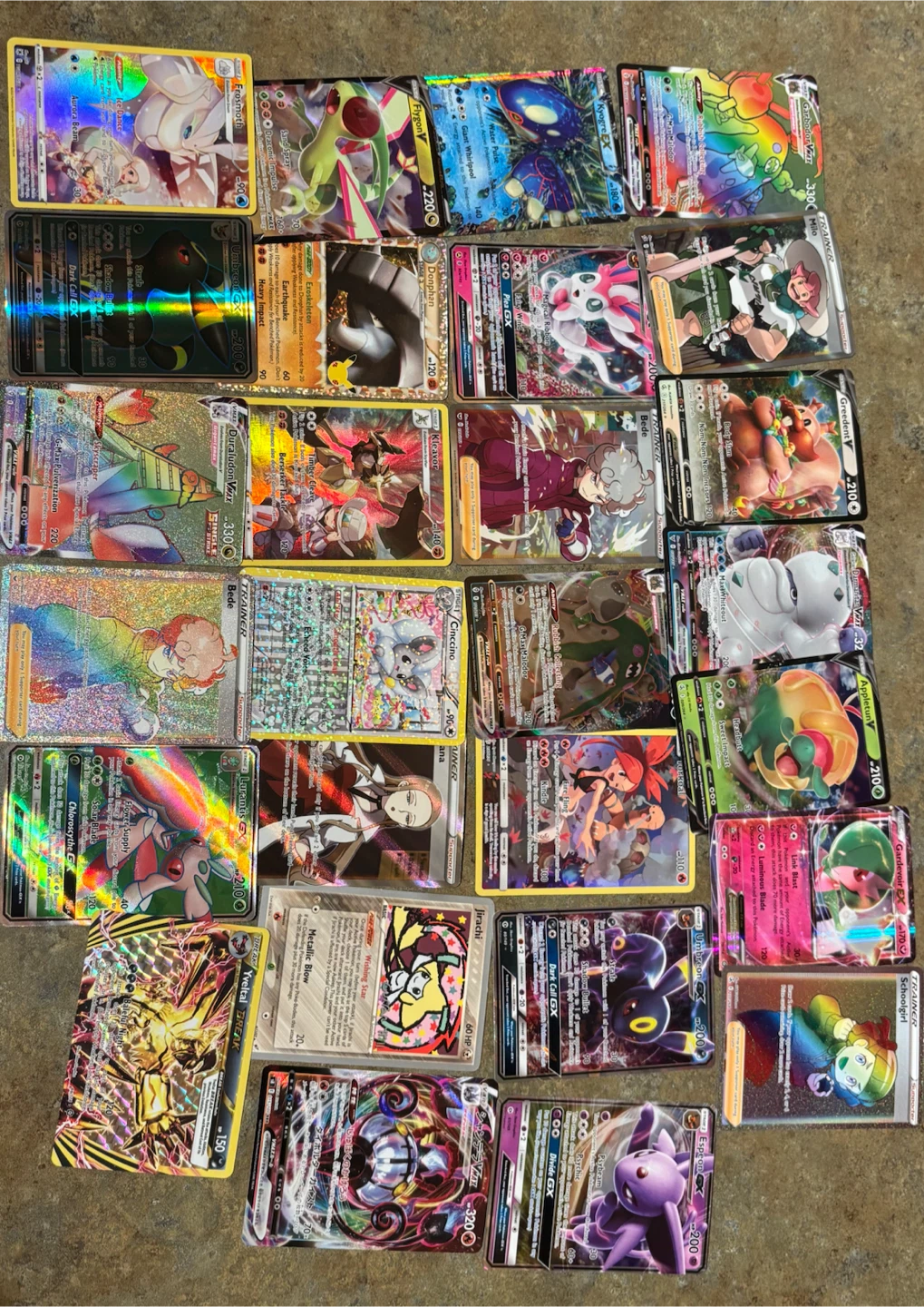 Assorted Pokemon Trading Card Collection