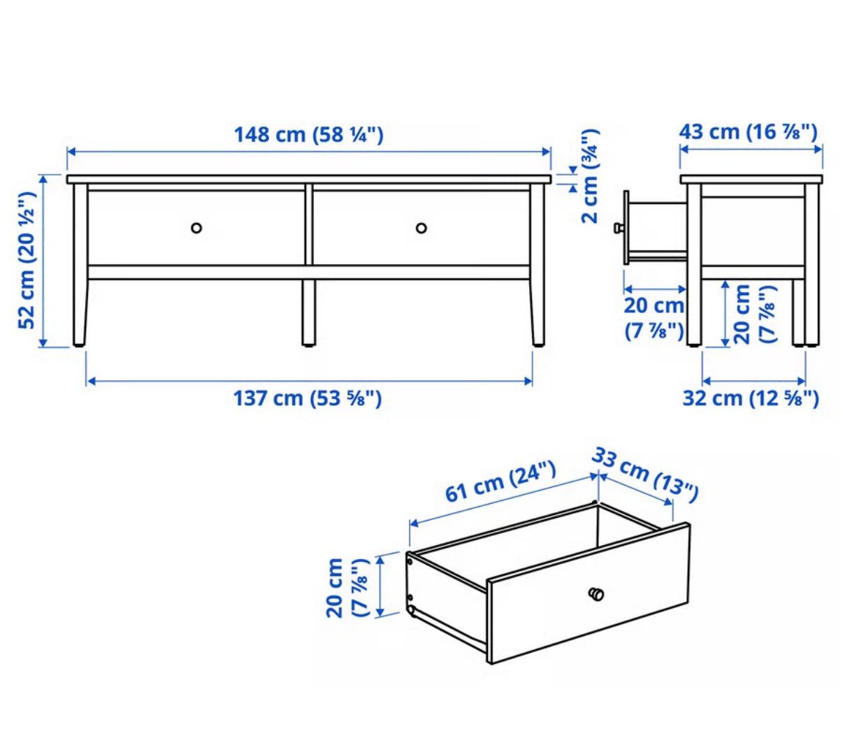 IKEA Hemnes TV Unit - photo 5