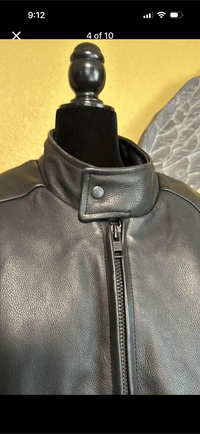 Leather Bound Premium Leather Motorcycle Jacket - photo 4