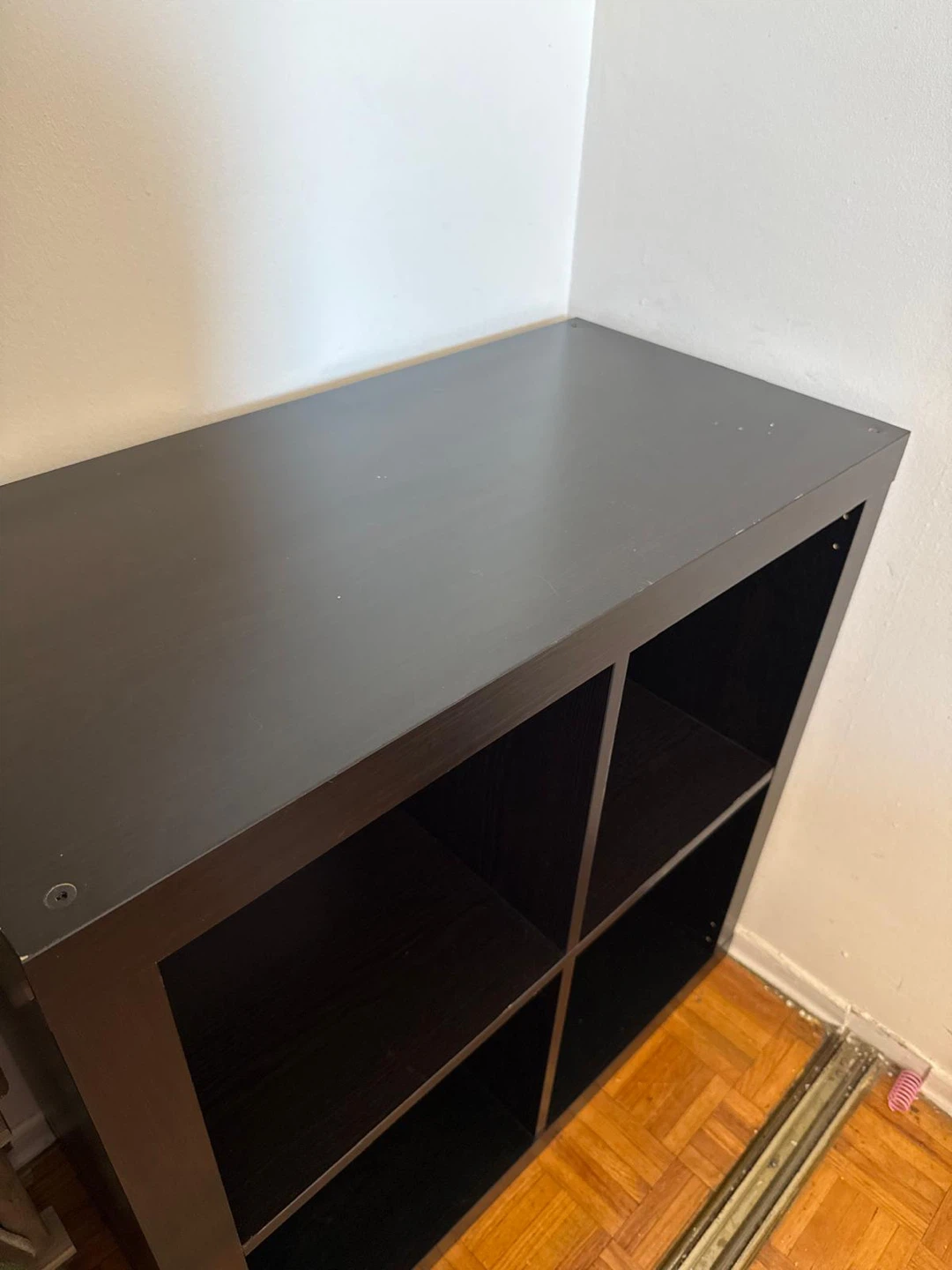IKEA KALLAX 2×2 Shelf Unit – Black-Brown - photo 2