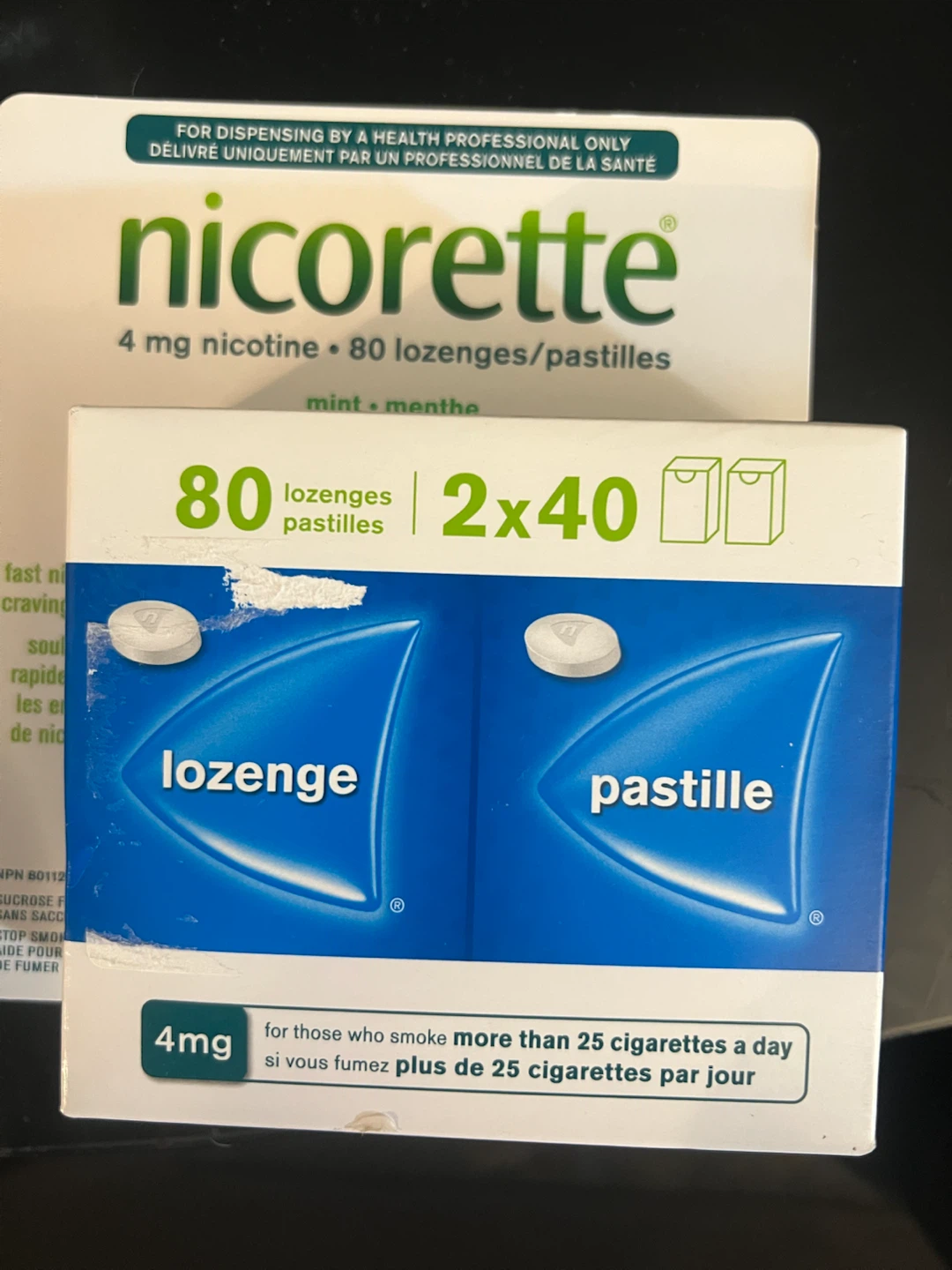Nicolette 4 mg. 80 count
