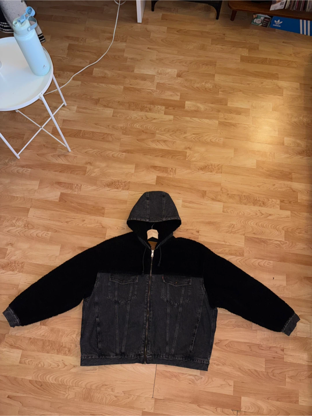 Levi's Premium Sherpa Hooded Denim Jacket