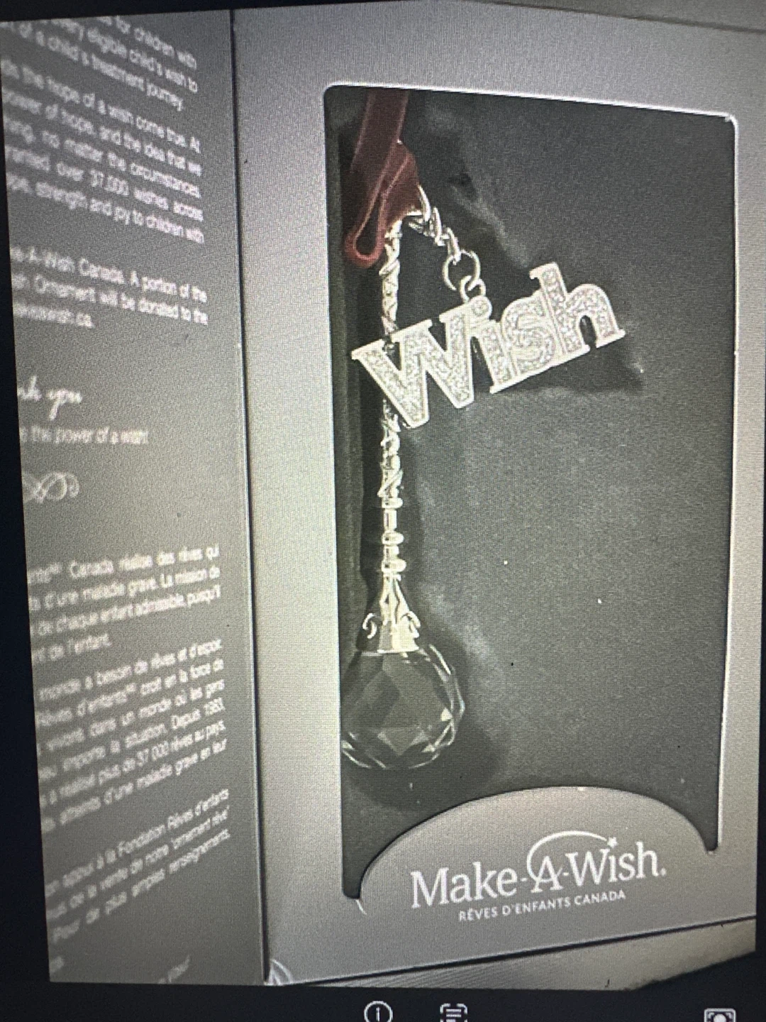 Bowring Make-A-Wish Ornament - photo 2