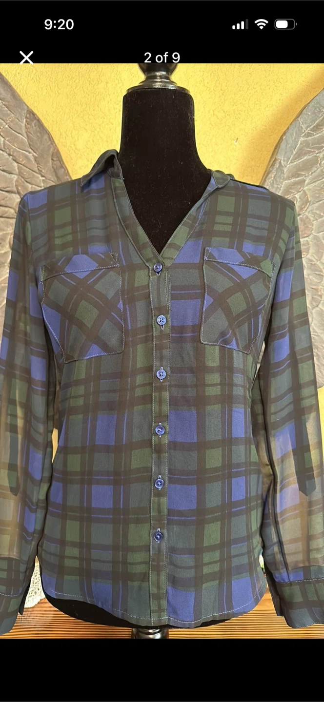 Express The Portofino Plaid Button Down Shirt - photo 2
