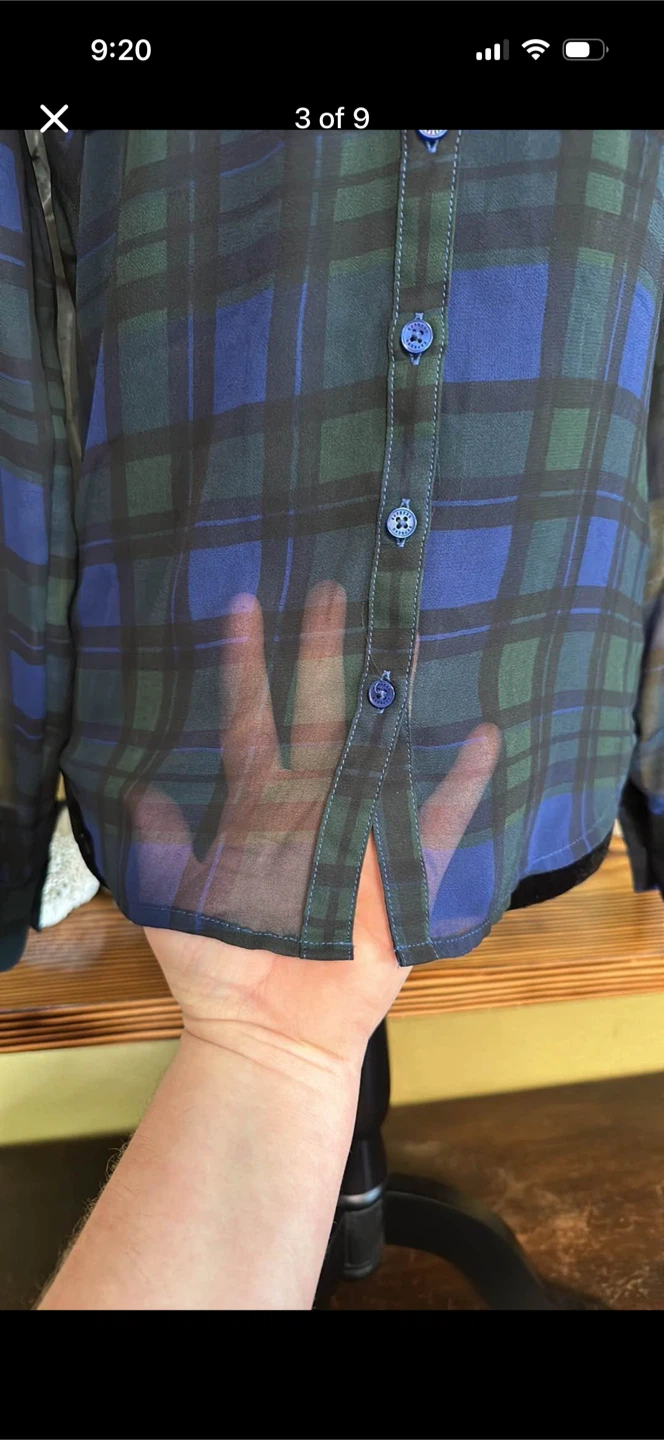 Express The Portofino Plaid Button Down Shirt - photo 3