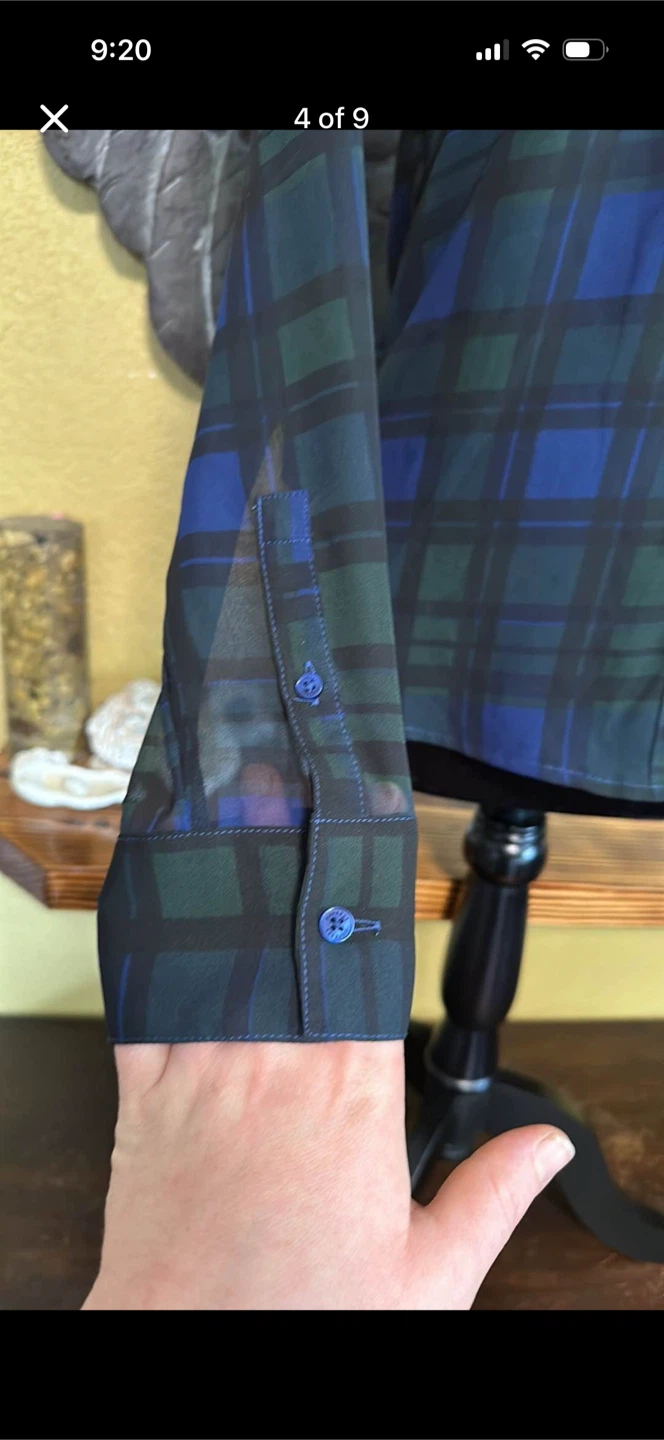 Express The Portofino Plaid Button Down Shirt - photo 4