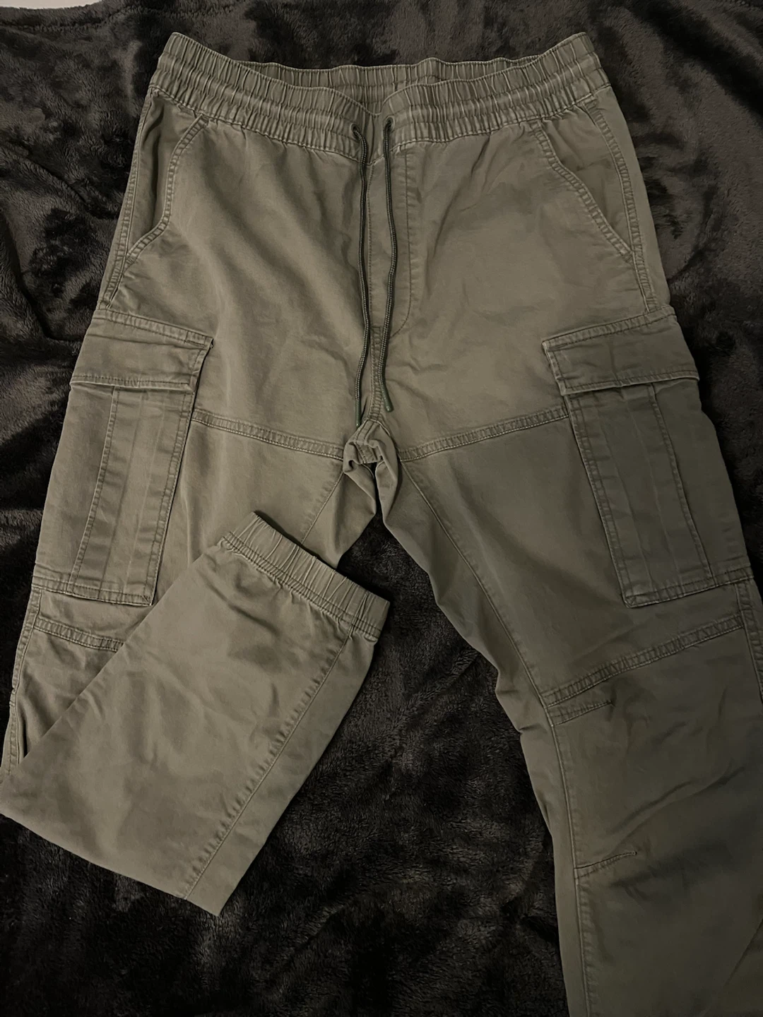 H&M Cargo Joggers Olive Green Size M