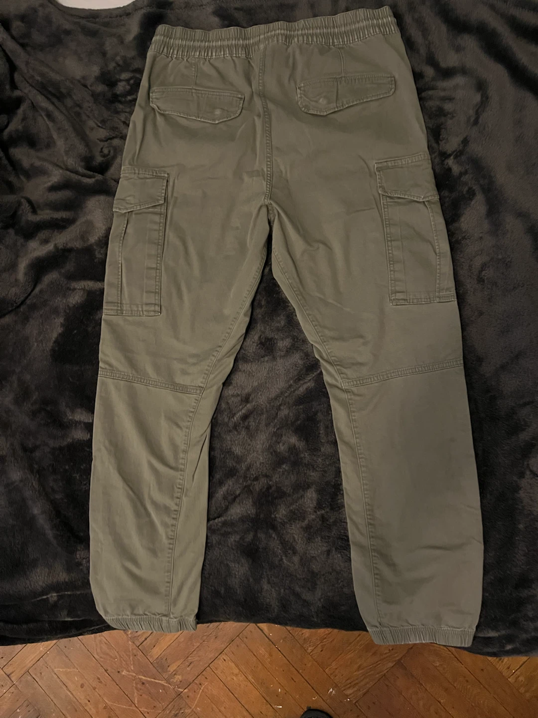 H&M Cargo Joggers Olive Green Size M - photo 4