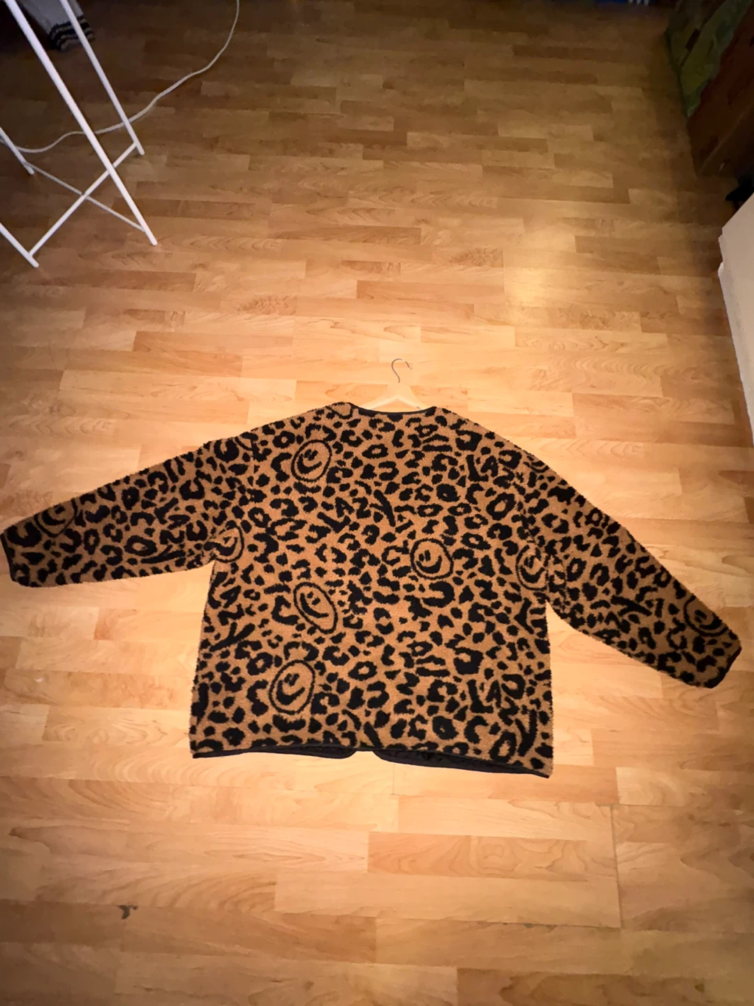 Lazy Oaf Leopard Print Fleece Cardigan - photo 2