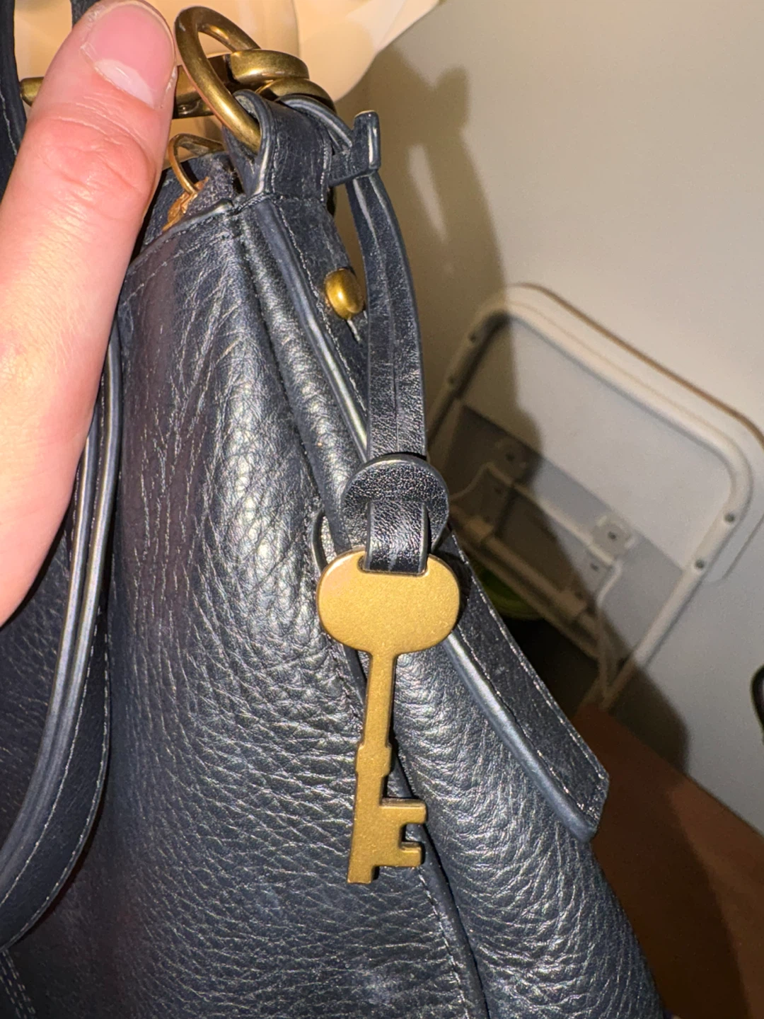 Fossil Black Leather Hobo Bag - photo 3