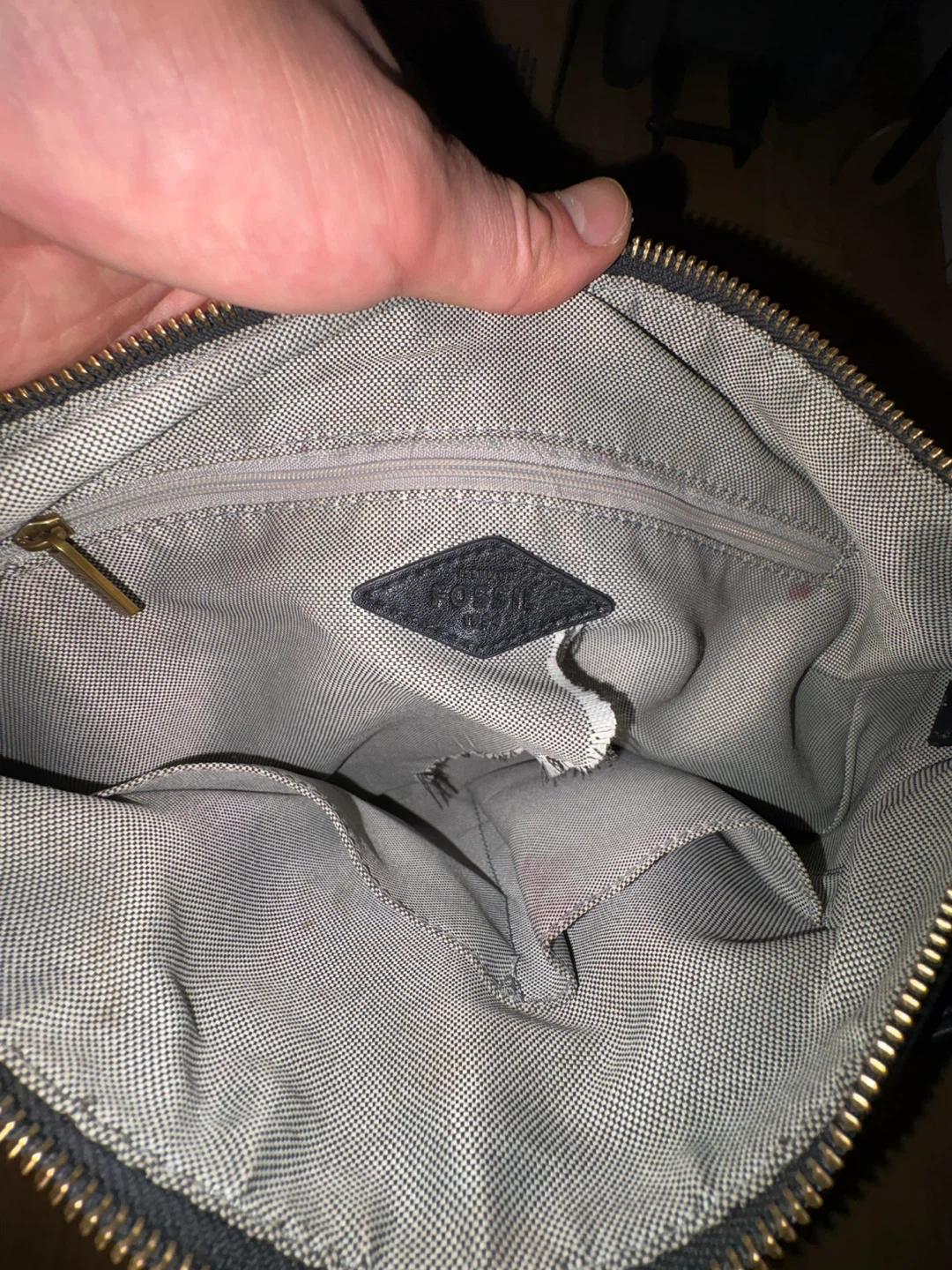Fossil Black Leather Hobo Bag - photo 4