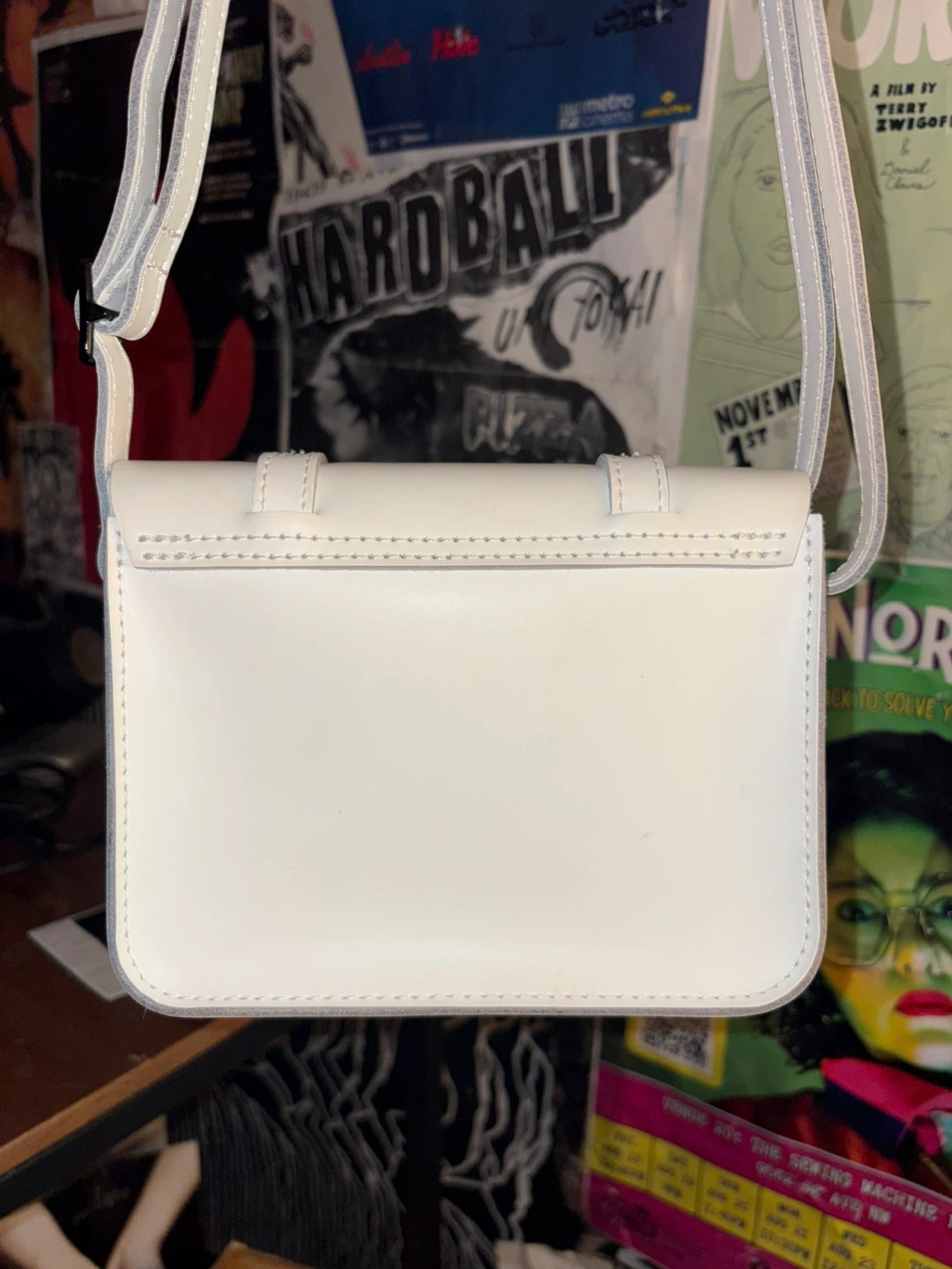 Dr. Martens White Leather Satchel Bag - photo 2