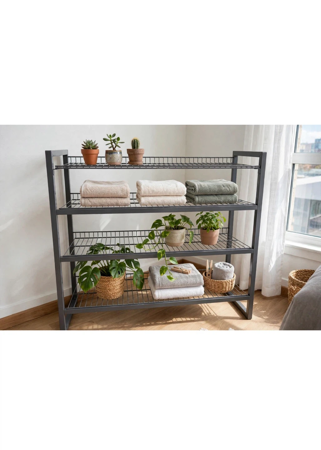 Three-Tier Metal Storage Rack - photo 3