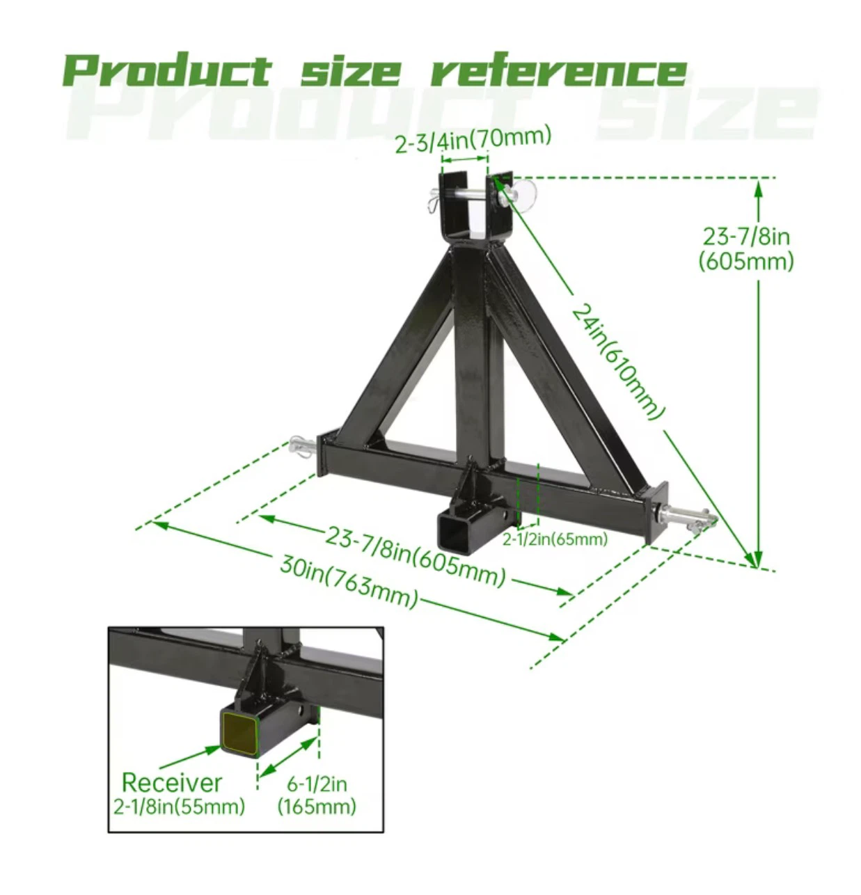 3-Point Trailer Hitch Attachment - photo 5