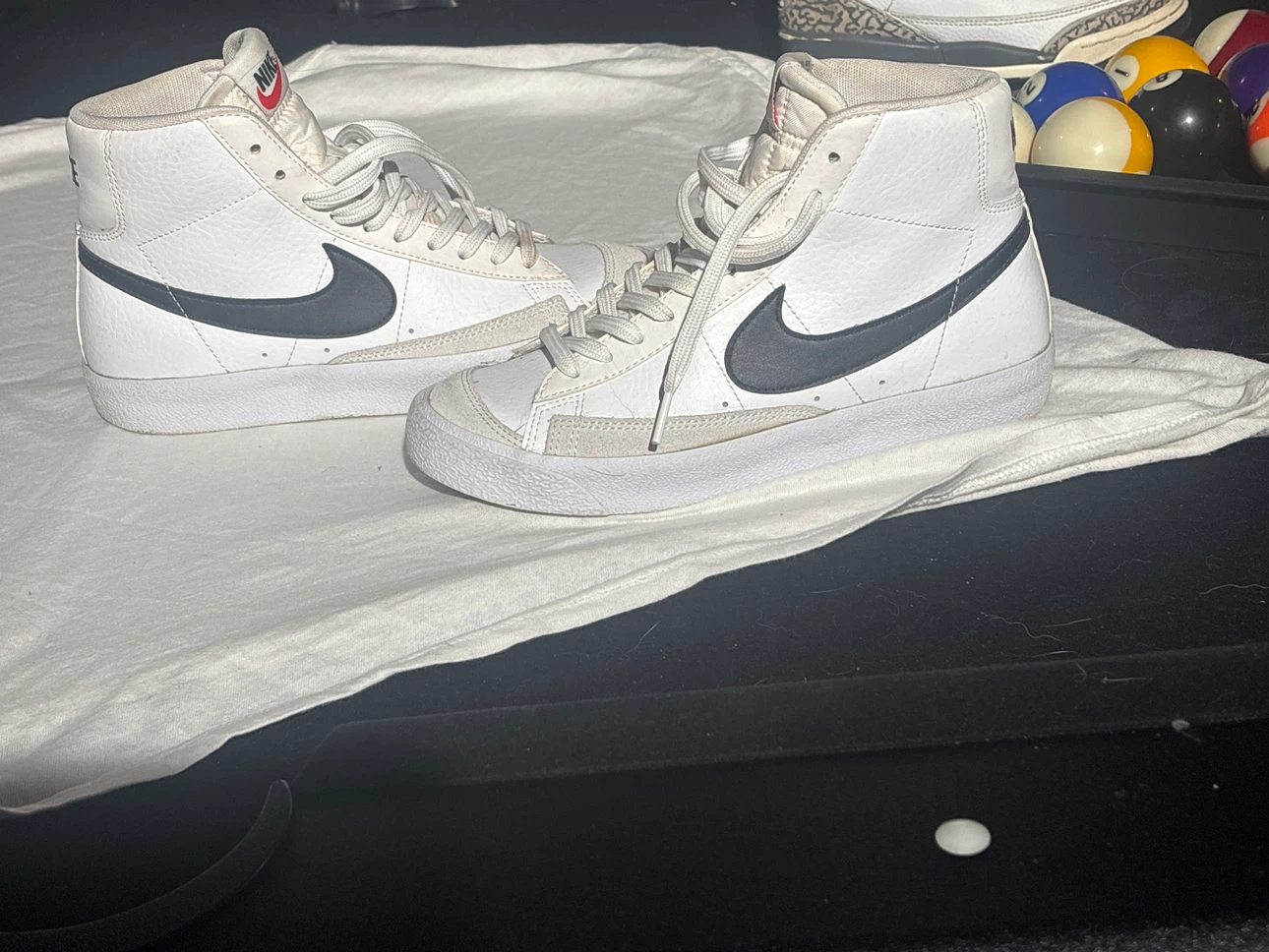 Nike Blazer Mid '77 White/Black Size 5.5Y - photo 2