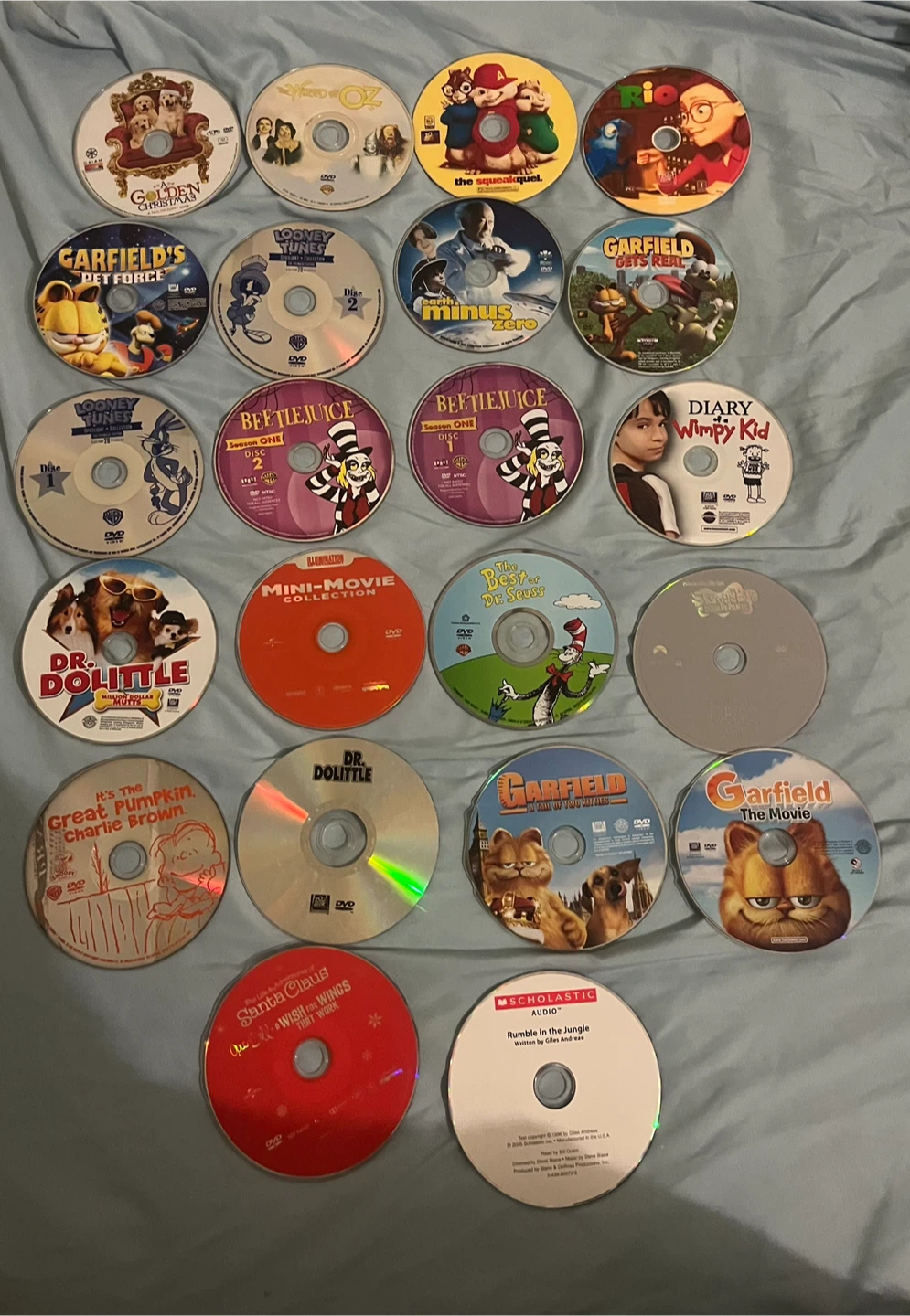 Collection of 22 Children's DVD Movie (bundle)